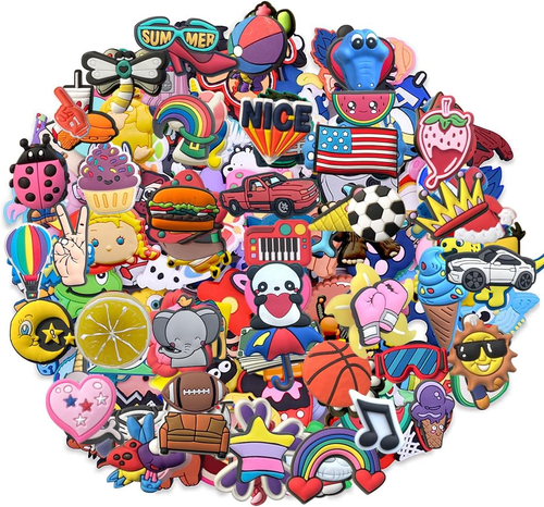 Lot of 30 50 100Pcs Random Shoe Charms for Shoes Decoration Charms - Picture 11 of 12