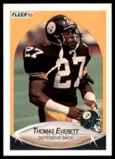 1990 FLEER FOOTBALL 1 - 199 YOU PICK SEE SCANS HIGH GRADE CARDS UNLIMITED SHIP