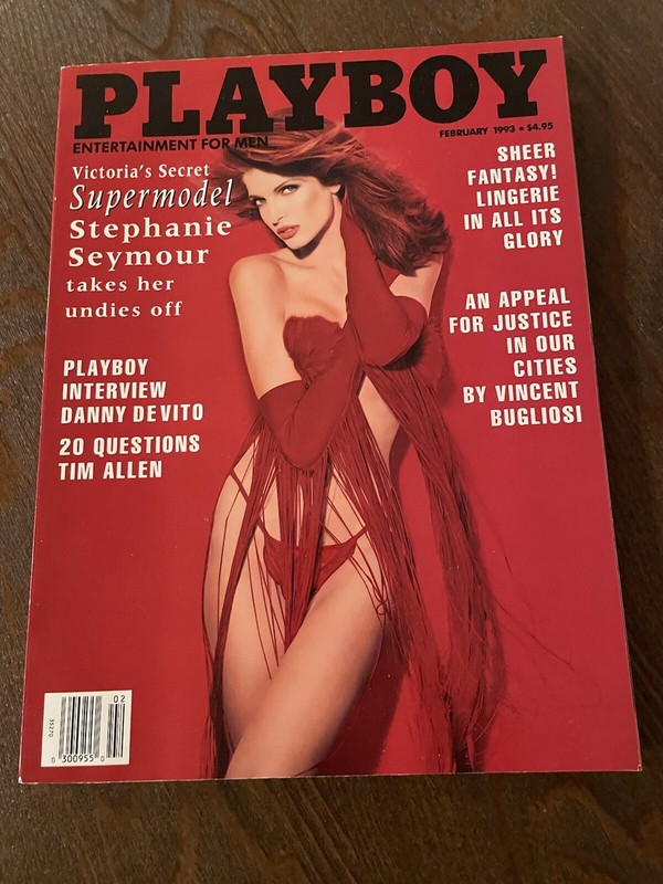 Playboy Magazine February 1993 Jennifer Leroy POTM/Stephanie Seymour