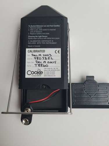 COOKE CAL-LIGHT 400 CALIBRATED PRECISION LIGHTMETER 40,000 FC / 40,000 LUX - Picture 7 of 9