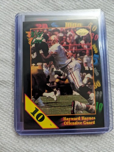 🏆 1991 Wild Card Draft 10 Stripe HAYWARD HAYNES RC #87 FLORIDA STATE SEMINOLES
