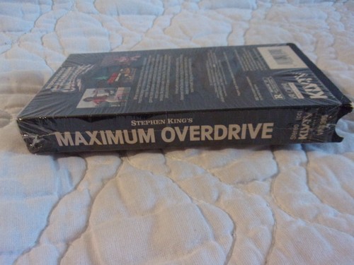 STEPHEN KING'S MAXIMUM OVERDRIVE VHS 80'S HORROR AC-DC MUSIC EMILIO ESTEVEZ - Picture 8 of 10