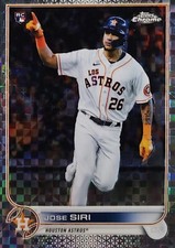 2022 Topps Chrome Jose Siri X-FRACTOR REFRACTOR PARALLEL 💥 Rookie RC 💥 Rays