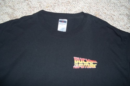 Gamestop Promo Staff Manager 2012 Back To The Future T Shirt Men XL RARE! - Picture 3 of 6