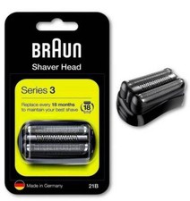 Braun 21B Scherkopfkassette Series 3 Kombipack Scherfolie Scherblatt Rasierer