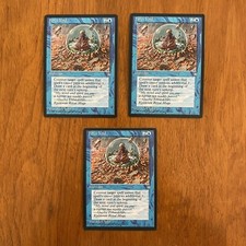 Force Void x4 NM+ NEVER PLAYED MTG Ice Age 1995 Magic 4x FREE SHIPPING