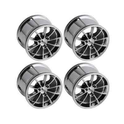 4PCS Plating Hub Of Wheel Tires Classic Model MOC Education Toys For Legoeds