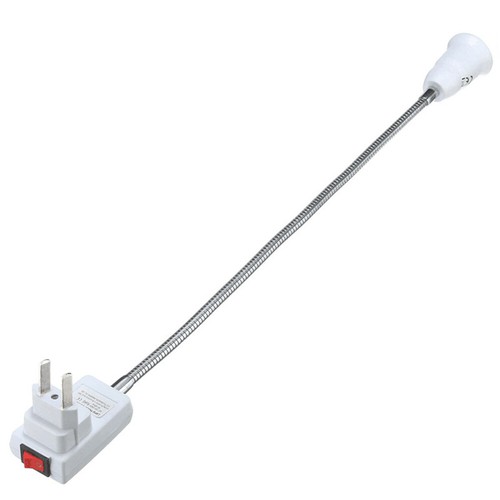 US E27 LED Light Bulb Lamp Holder Flexible Extension Adapter Socket Converter - Bild 8 von 17
