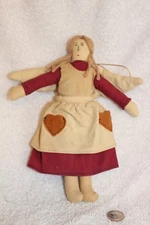 Vintage handmade cloth angel doll