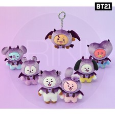 BTS BT21 Official Goods ANGEL & VILLAIN Villain Plush Keyring + Tracking Number