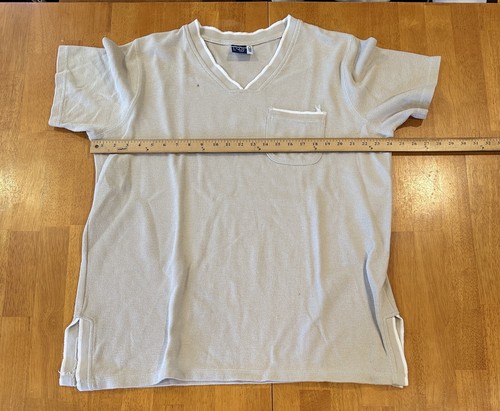Venezia Jeans Pocket T Shirt Xl Cream Beige - Picture 5 of 6