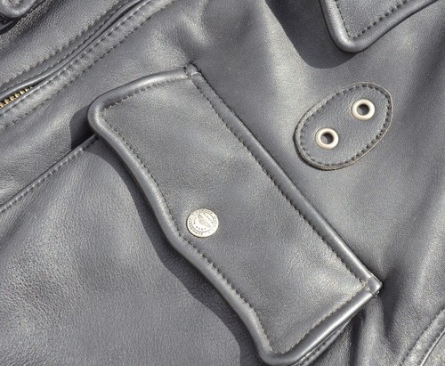 HEIN GERICKE SPEEDWARE MOTORRADJACKE LEDERJACKE CAFERACER SCRAMBLER RETRO GR. M - Bild 4 von 8
