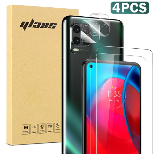 For Moto G Stylus 5G (2021) Tempered Glass Screen + Camera Protector -2 Pack - Picture 2 of 14