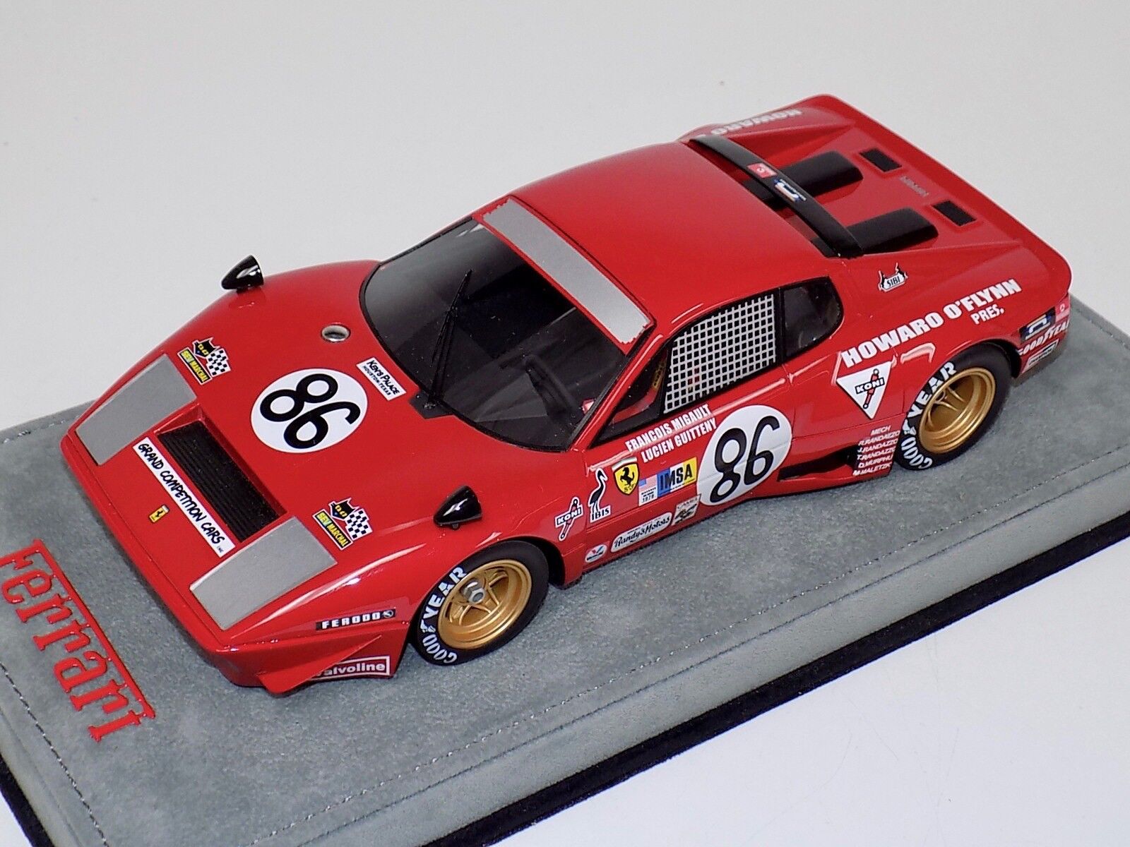 ab Modelos Ferrari 365 GT4 BB de 2018 Lemans Alcantara base ab Modelos Ferrari 365 GT4 BB de 2018 Lemans Alcantara base
