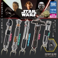 Star Wars Lightsaber Die-cast collection Capsule Toy 5 pcs/set