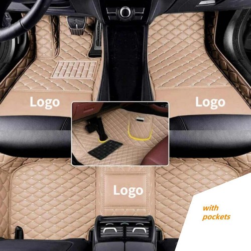 For Hyundai Sonata-Sante Fe Custom Car Floor Mat Carpets Waterproof with pockets - Imagen 4 de 31