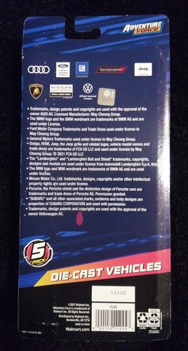 Adventure Force Die-Cast Vehicles 5-Pack, 1:64 New - Picture 2 of 2