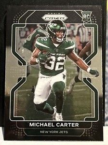 2021 Panini Chronicles - Prizm Black #PB-20 Michael Carter (RC)