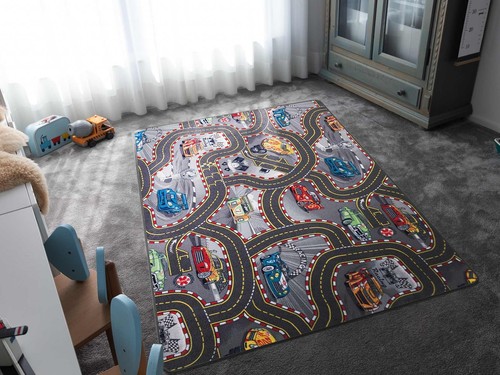 Spielteppich CARS Kinderteppich Straßenteppich Auto Wohn-Teppich versch. Größen - Bild 14 von 36