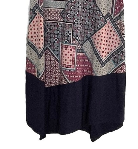 Cuddl Duds Sleep Wear Kaftan House Dress Flexwear 3XL P Bandana Patchwork Boho - Picture 4 of 15