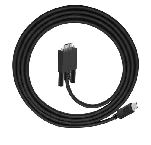 USB C to Micro B Panel Mount Cable for Industrial Camera | Male to Male | 1m - Picture 2 of 7