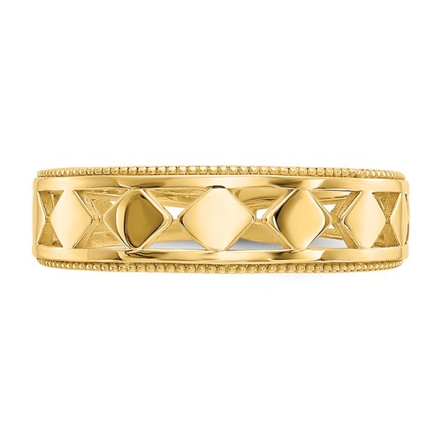 14k Diamond Shapes Toe Ring R548 - Picture 5 of 6