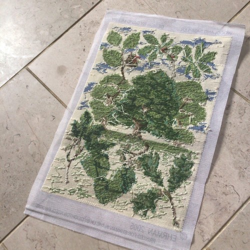 New EHRMAN David Merry 2005 Tapestry Kit "Woodland Sampler" Printed Canvas Wool - Picture 4 of 4