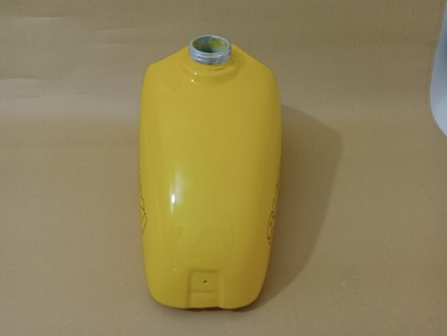 Suzuki RM250 RM250 C2 1978 1/2 Steel Yellow Painted Fuel Petrol Gas Tank - Picture 10 of 15