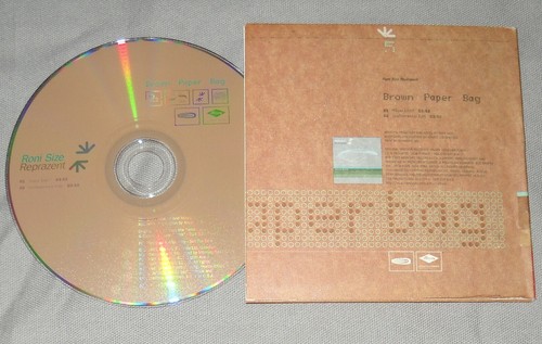RONI SIZE REPRAZENT Brown Paper Bag/Instrumental CD US promo MECP 369 single EX+ - Picture 2 of 2