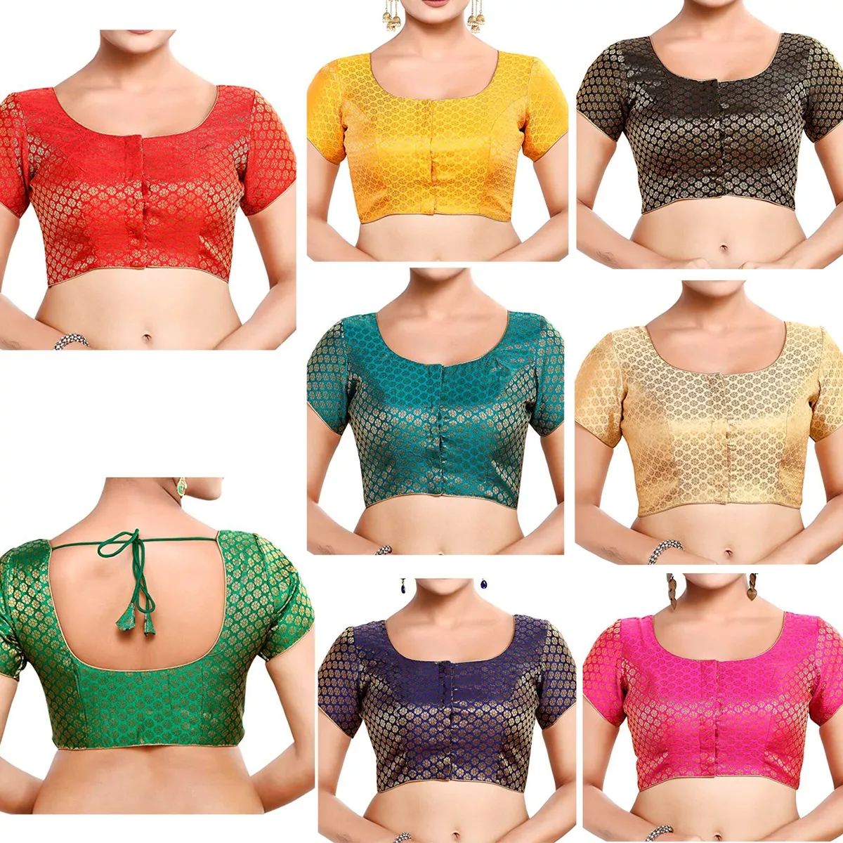 Ethnic crop top clearance designs