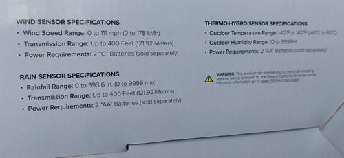 V22-WRTH LaCrosse Technology Professional Remote WIFI Monitoring Weather Station - Picture 9 of 9
