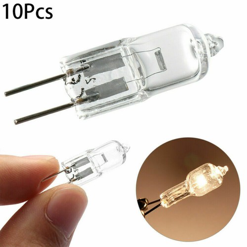 10-Pack 10 Watt 12 Volt Halogen Light Bulbs G4 Base Bi-Pin 12V 20W T3 JC Lamp UK - Picture 3 of 11