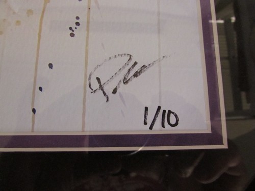 Stampa giclée firmata dall'artista Rob Prior Jack Nicholson Joker AP 1/10 Batman incorniciata - Foto 4 di 4