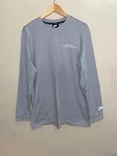 Nike Air Max Mid-weight Long Sleeve T-Shirt Grey Mens L 932073-012 $70 RARE NEW