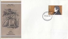 Walter Scot Literary Anniversaries GB PO FDC Edinburgh 1971 NO INSERT (144863)