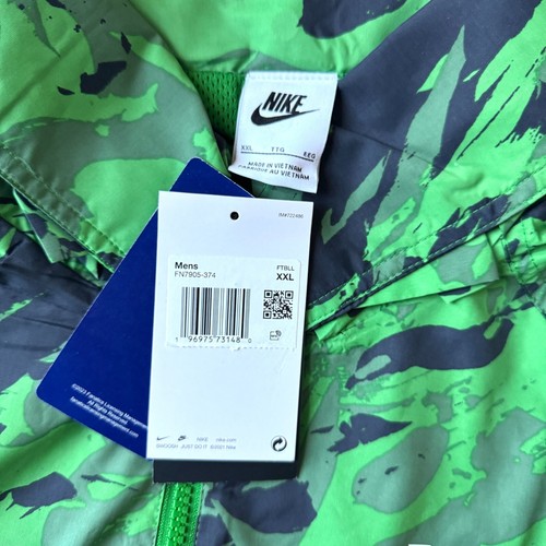 Oregon Ducks Nike Mens Windrunner Camo Jacket NWT Sz 2XL New - Picture 4 of 8