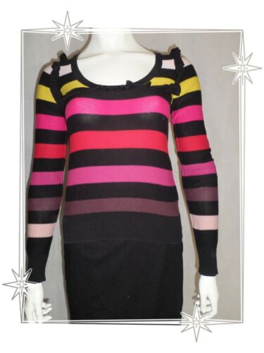 B - Pull Fantaisie 2024 Rayé Multicolore Maille Tricotée Sonia Rykiel Pour H&M T XS