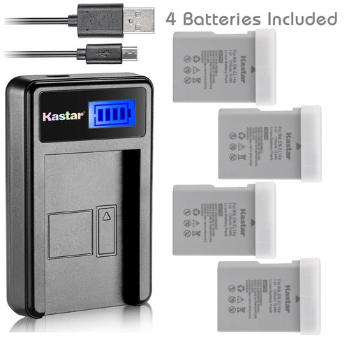 EN-EL14a Battery or LCD Slim Charger for Nikon D5100 D5200 D5300D5500 Df DSLR - Picture 19 of 19