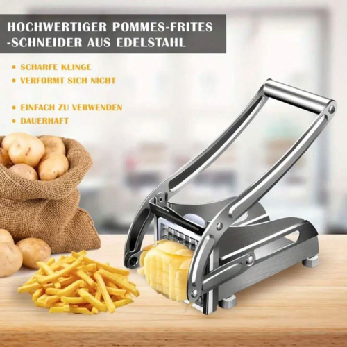 Hand-Press French Fry Cutter 1pcs Stainless Steel Vegetable Slicer Kitchen Tools - Picture 9 of 10