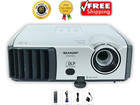 Sharp Pg-F212X-L Dlp Projector 2300 Ansi Hd Hdmi w/Adapter 1080i Remote TeKswamp