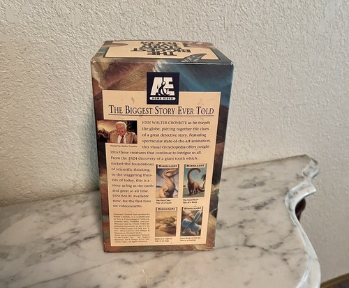 Vintage A&E VHS Box Set 4 Lot Dinosaur! Tale of a Tooth Bone Egg Feather - Picture 5 of 6