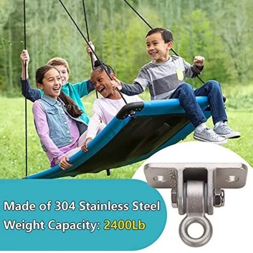 Perchas oscilantes de alta resistencia de acero inoxidable 304 para juegos de madera ganchos oscilantes 🔥 - Imagen 4 de 7