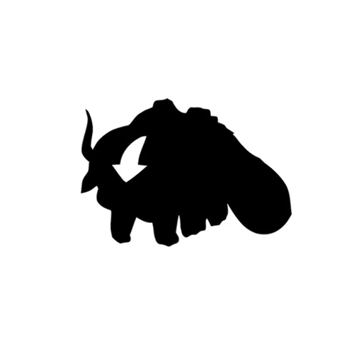Appa Flying Bison shadow Avatar for Macbook Air Pro Laptop Tablet Decal Sticker - Image 4 of 4