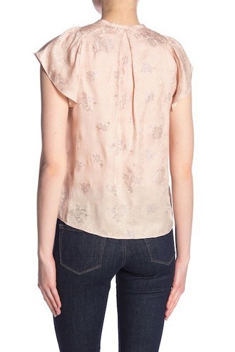 Taille Nwot Femmes Taylor Ballet 8 En Volantes Soie Rebecca Rose Haut Manches SSvxqAgarw