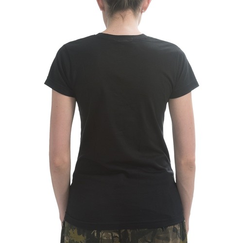 Camiseta ajustada para mujer Browning Slugger - manga corta - negra y rosa talla S & M - Imagen 2 de 2