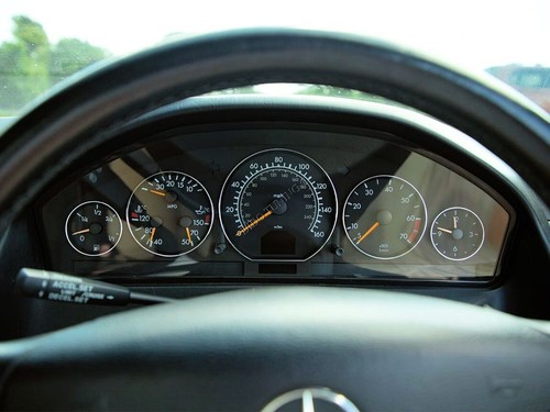 For Mercedes W140 1991-1999 Chrome Gauge Trim Dial Rings Polished Alloy set 5pcs - Bild 14 von 21