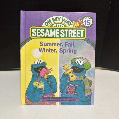 On My Way with Sesame Street Volumes 1-4 & 6-15 Vintage Book Set Jim Henson - 第 22/22 張圖片