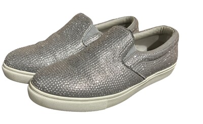Rhinestone Steve Madden Gills Silver Glitter Steve Madden Womens