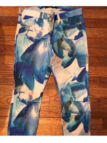 👖💙 Pantalones de mezclilla súper ajustados Brand Address talla 28 azul orquídea - Imagen 3 de 4