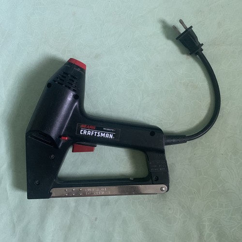 Sears+Craftsman+Electric+Power+Stapler+Model+23193.684710+Light+Duty+Staple+Gun for sale online